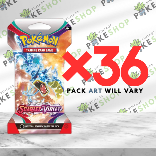 Pokémon TCG: Scarlet & Violet Sleeved Booster Packs (36 Count)